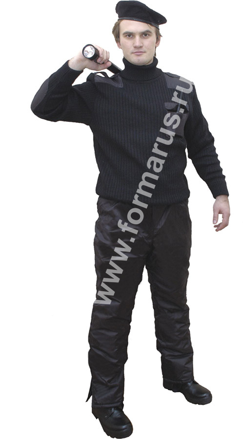 Свитер охранника с высоким горлом